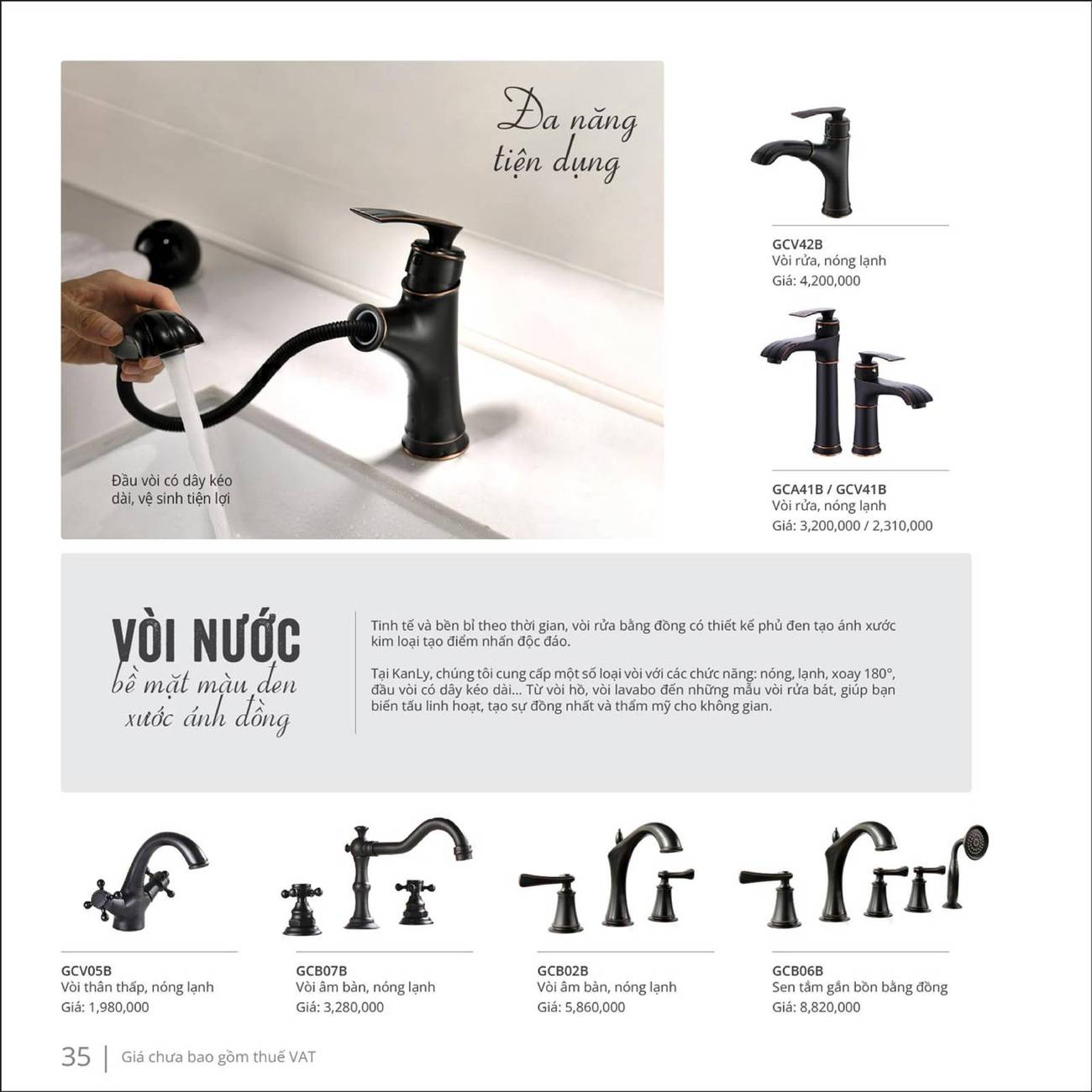 Thiết bị vệ sinh KANLY bảng giá và Catalogue mới nhất 2024 /Page 34